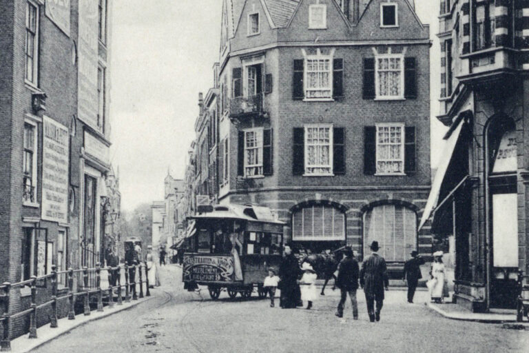 historische Aufnahme des Stadtzentrums von Utrecht