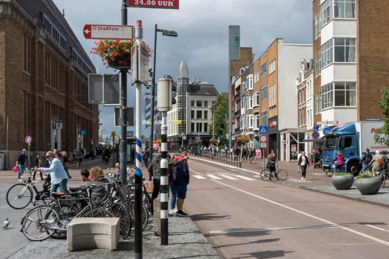 Straße im Zentrum von Utrecht