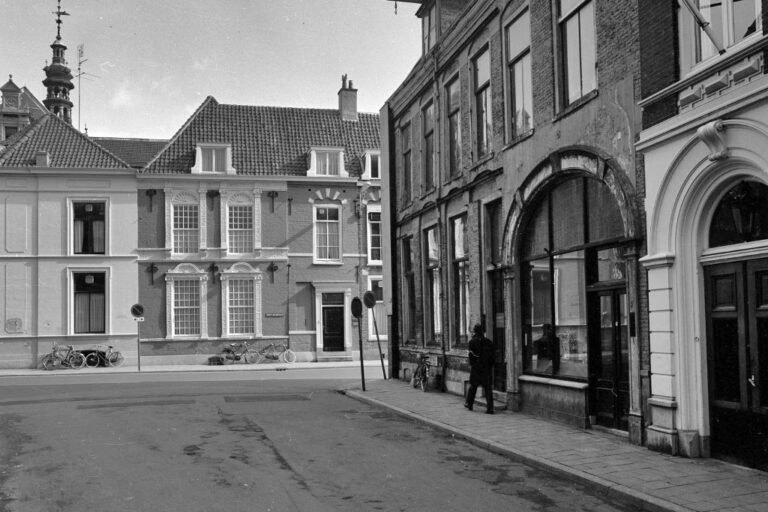 Straße und Häuser in Utrecht