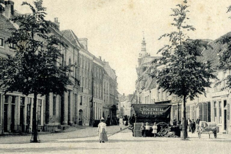 Straße mit Bäumen in Utrecht