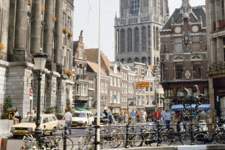 Zentrum von Utrecht in den 1980ern