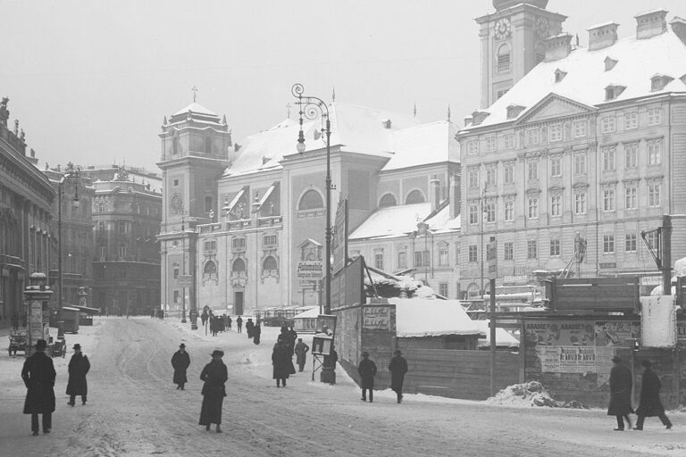 Freyung im Winter 1917, Schottenkirche