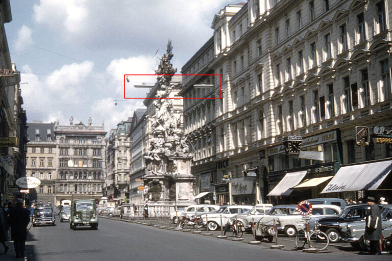 Autoverkehr in der Inneren Stadt in Wien