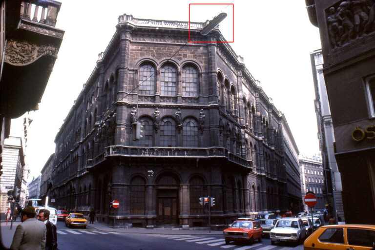 Palais Ferstel, Autos, altes Foto, Herrengasse