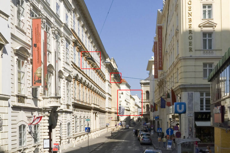 Herrengasse vor der Umgestaltung