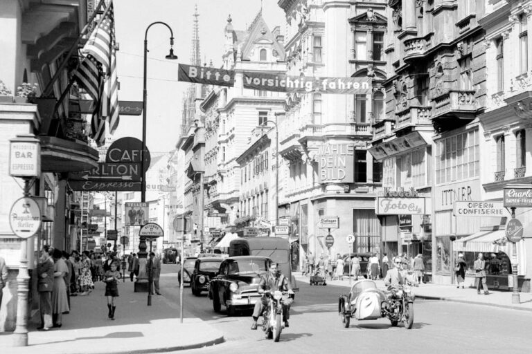 Autoverkehr, Nachkriegszeit, Wien