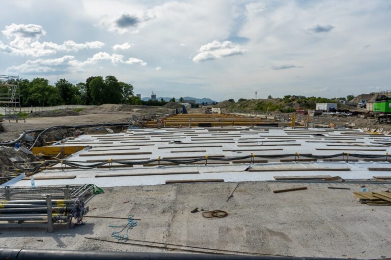 Tunnel wird gebaut