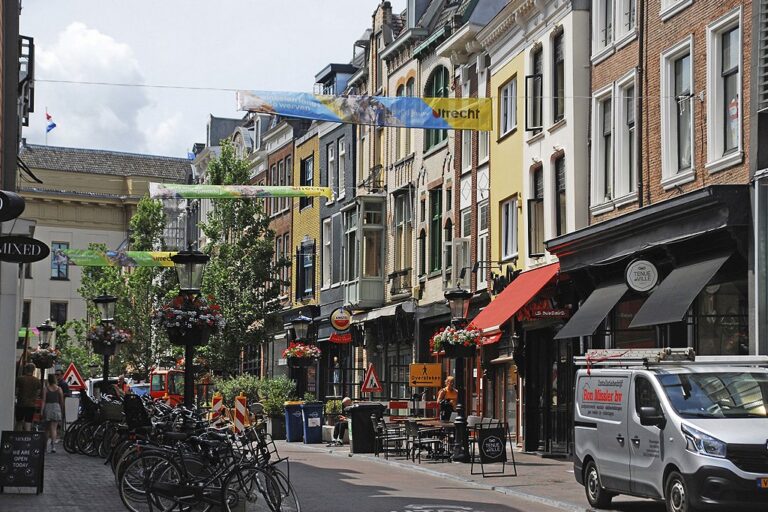 Straße in Utrecht