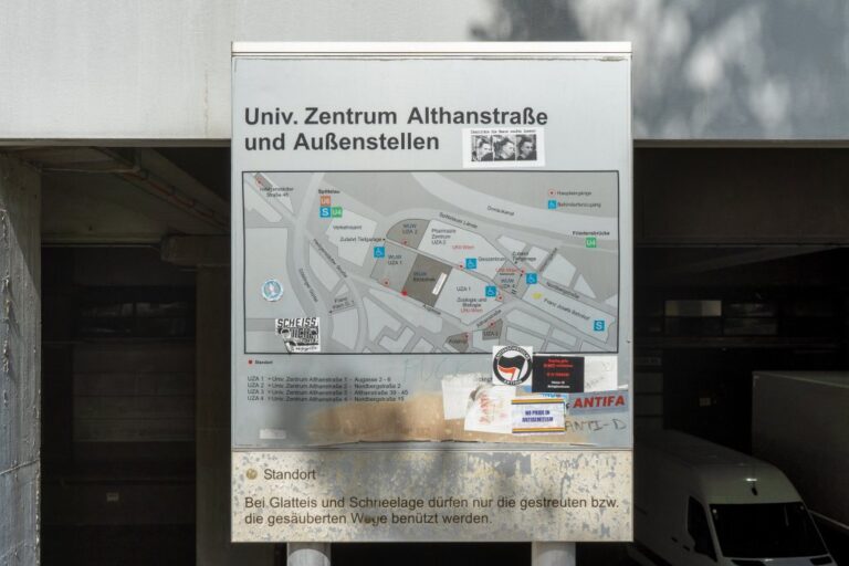 "Univ. Zentrum Althanstraße und Außenstellen", Plan