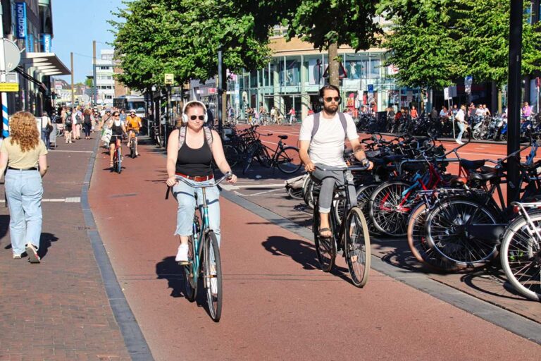 Radfahrer in Utrecht