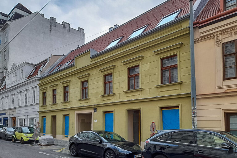 Biedermeierhaus in der Albertgasse nach der Sanierung