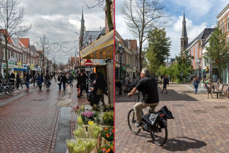 Einkaufsstraße in den Niederlanden