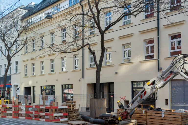 Gebäude, äußere Mariahilfer Straße, Baustelle